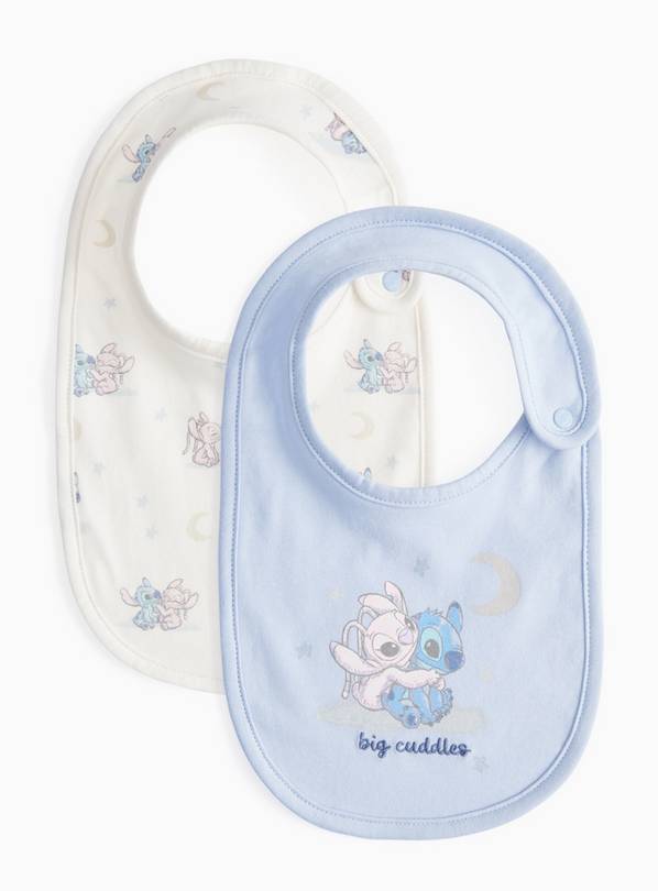 Lilo & Stitch Printed Bibs 2 Pack One Size